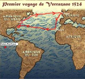 Trac&eacute; du voyage de la Dauphine